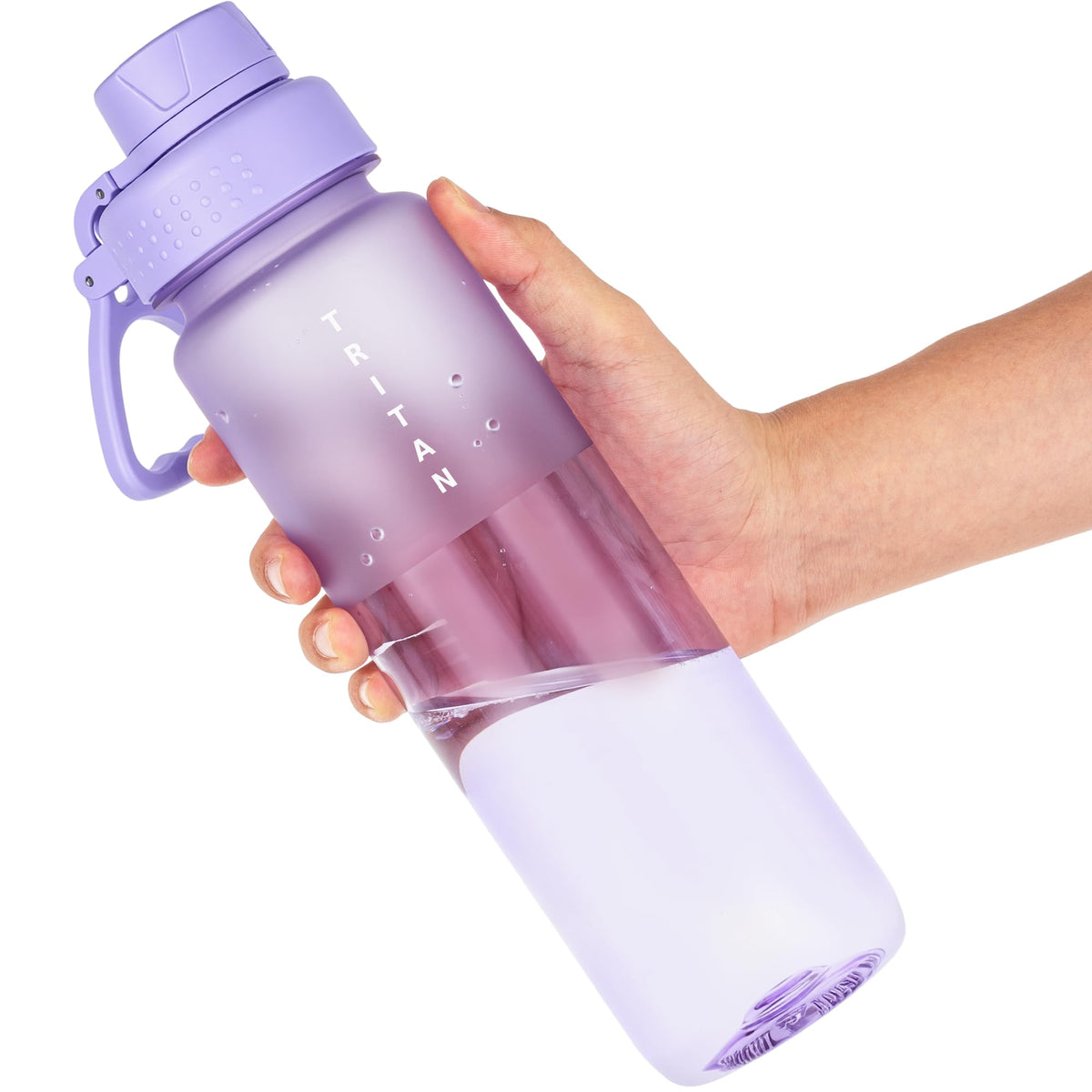 OLDLEY 32oz Matte Water Bottle with Handle, Tritan Leakproof Sports Bottle