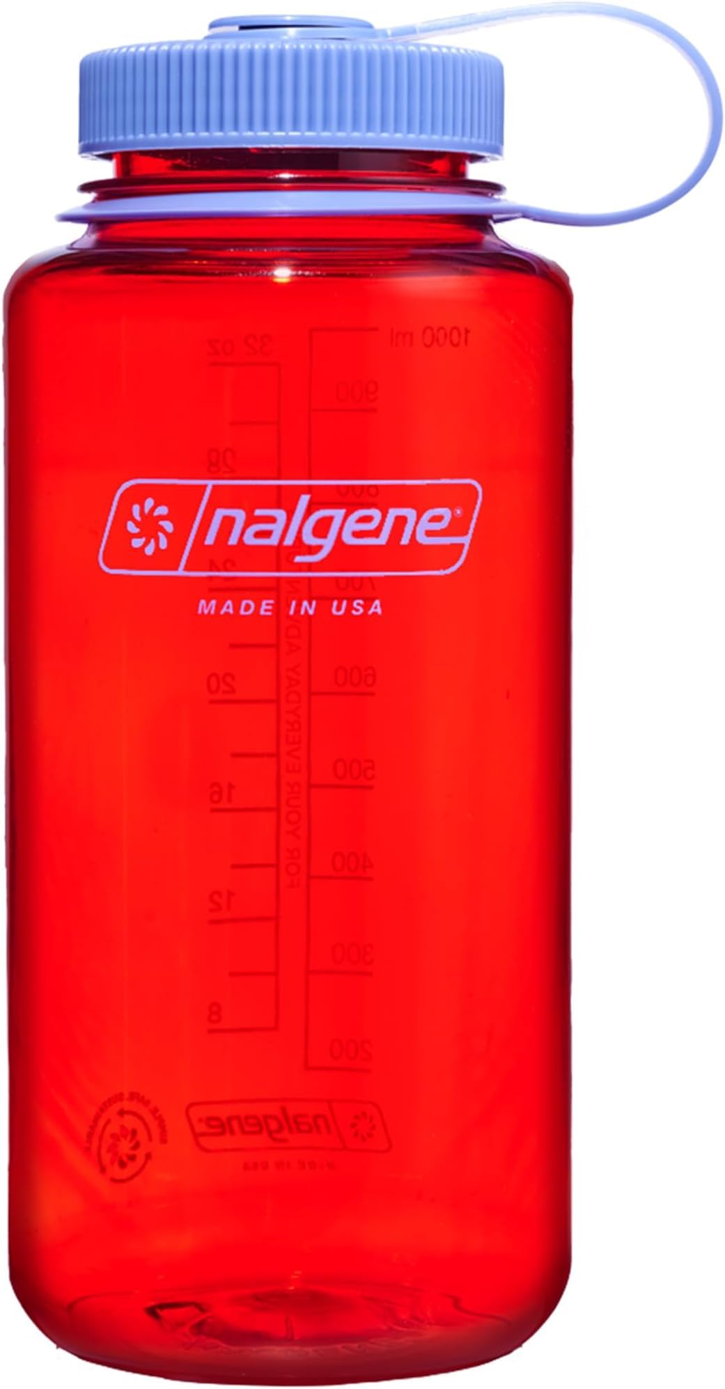 Nalgene 32 oz Wide Mouth Water Bottle, Amethyst