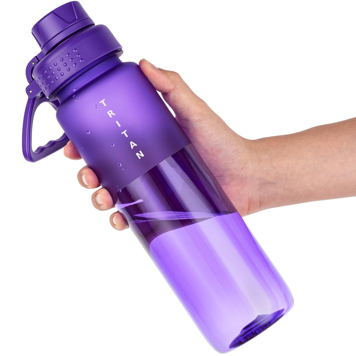 OLDLEY 32oz Matte Water Bottle with Handle, Tritan Leakproof Sports Bottle